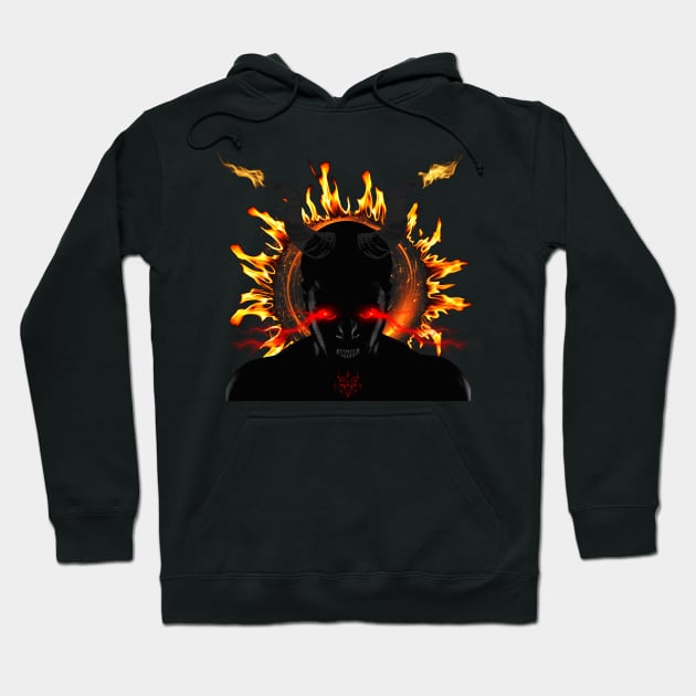 The Devil's Blaze - Satan loves me Hoodie by Smiling-Faces